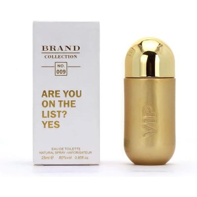 ادکلن زنانه برند کالکشن کد 009 رایحه کارولینا هررا سی اچ 212 وی آی پی (Carolina Herrera 212 VIP for Women) حجم 25 میل - Brand collection