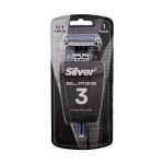 خودتراش سه لبه مردانه مدل بیلز 3 سیلور 1 عدد - Silver