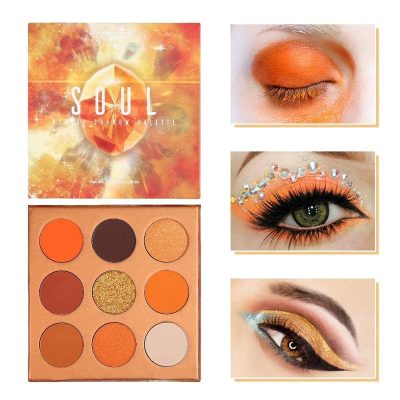 Gemstone Collection -9 Colors Shadow Palette(SOUL)-ORANGE series