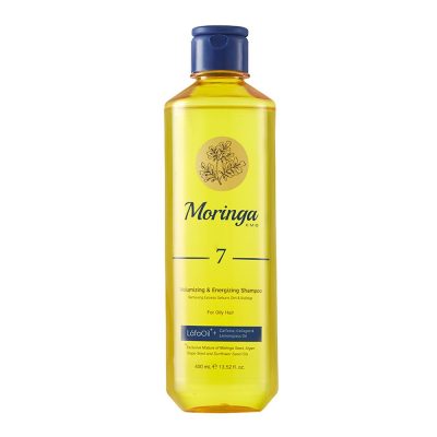 شامپو حجم دهنده و انرژی بخش 7 موی چرب مورینگاامو 400 میل - MORINGA EMO