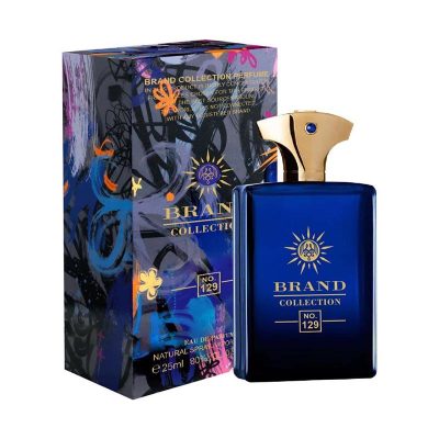 ادکلن مردانه برند کالکشن کد 129 رایحه آمواج اینترلود حجم 25 میل - Brand Collection