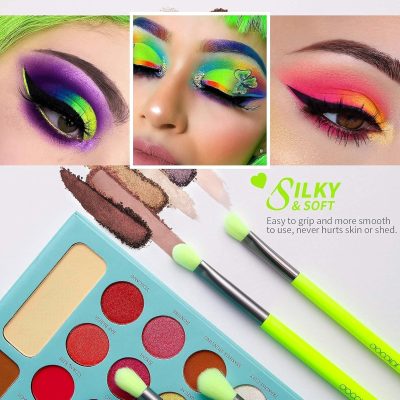 ست براش نئون سبز 15 عددی دوکالر - DOCOLOR