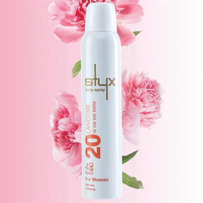 اسپري بدن حجم 200 ميل - زنانه کد 20 - LANCOME La vie est belle استاکس - STYX