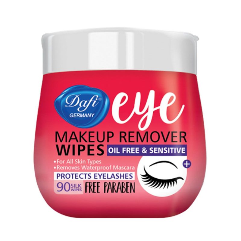 پاک کننده آرایش دور چشم 45 عددی دافی EYE SENSITIVE MAKE UP REMOVER Wipes 45pcs DAFI