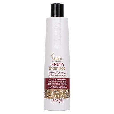 شامپو کراتین آرگان اچ اس لاین با فرمولاسیون حاوی کراتین و روغن آرگان، مناسب برای تقویت، ترمیم و آبرسانی موهای آسیب‌دیده و رنگ‌شده، فاقد سولفات و پارابن.