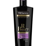 شامپو 7 کاره ترزمه Biotin Repair بدون سولفات، حاوی بیوتین و ویتامین E، موها را تقویت، آبرسانی و از 7 نوع آسیب محافظت می‌کند. مناسب موهای رنگ‌شده و کراتین‌شده.