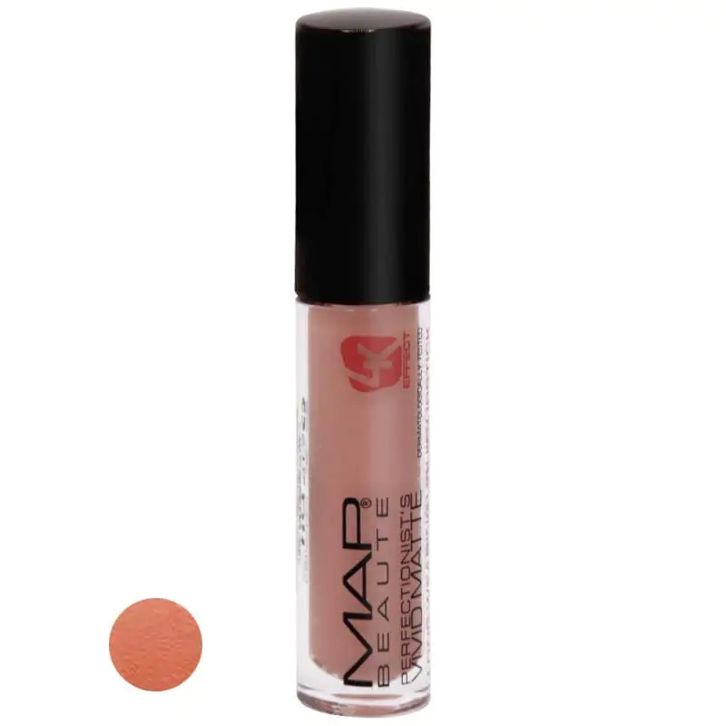 map-beauty-lipstick-m06-min رژ لب مایع مات شماره M06 حجم 4.5 میل مپ - MAP - تصویر 1