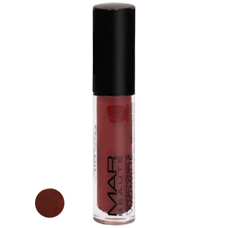 map-beauty-lipstick-m13-min رژ لب مایع مات شماره M13 حجم 4.5 میل مپ - MAP - تصویر 1