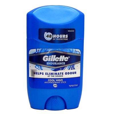 مام صابونی ژیلت Cool Wave - ضد تعریق 48 ساعته با تکنولوژی Dry Tech، رایحه خنک و طراوت‌بخش، حجم 48 میل مناسب برای آقایان - ارسال به سراسر ایران