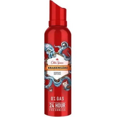 اسپری دئودورانت مردانه Krakengard الد اسپایس - محافظت 24 ساعته بدون گاز با رایحه چوبی و مرکباتی، فرمولاسیون سازگار با پوست و محیط زیست