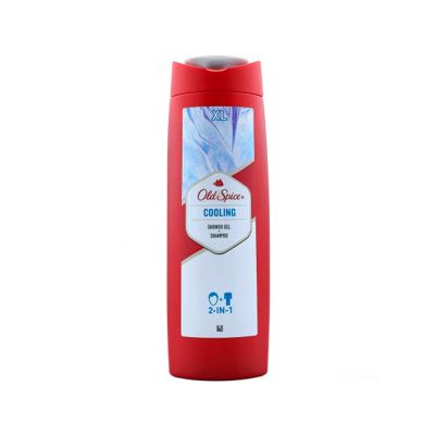 شامپو سر و بدن اولد اسپایس کولینگ - پاکسازی عمیق با اثر خنک‌کنندگی ماندگار. حجم 400ml، مناسب مردان، حذف چربی و آلودگی با فرمول ویژه.