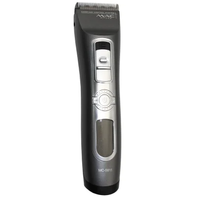 ماشین اصلاح مک استایلر MC-5811 با تیغه‌های تیتانیومی و نمایشگر LCD