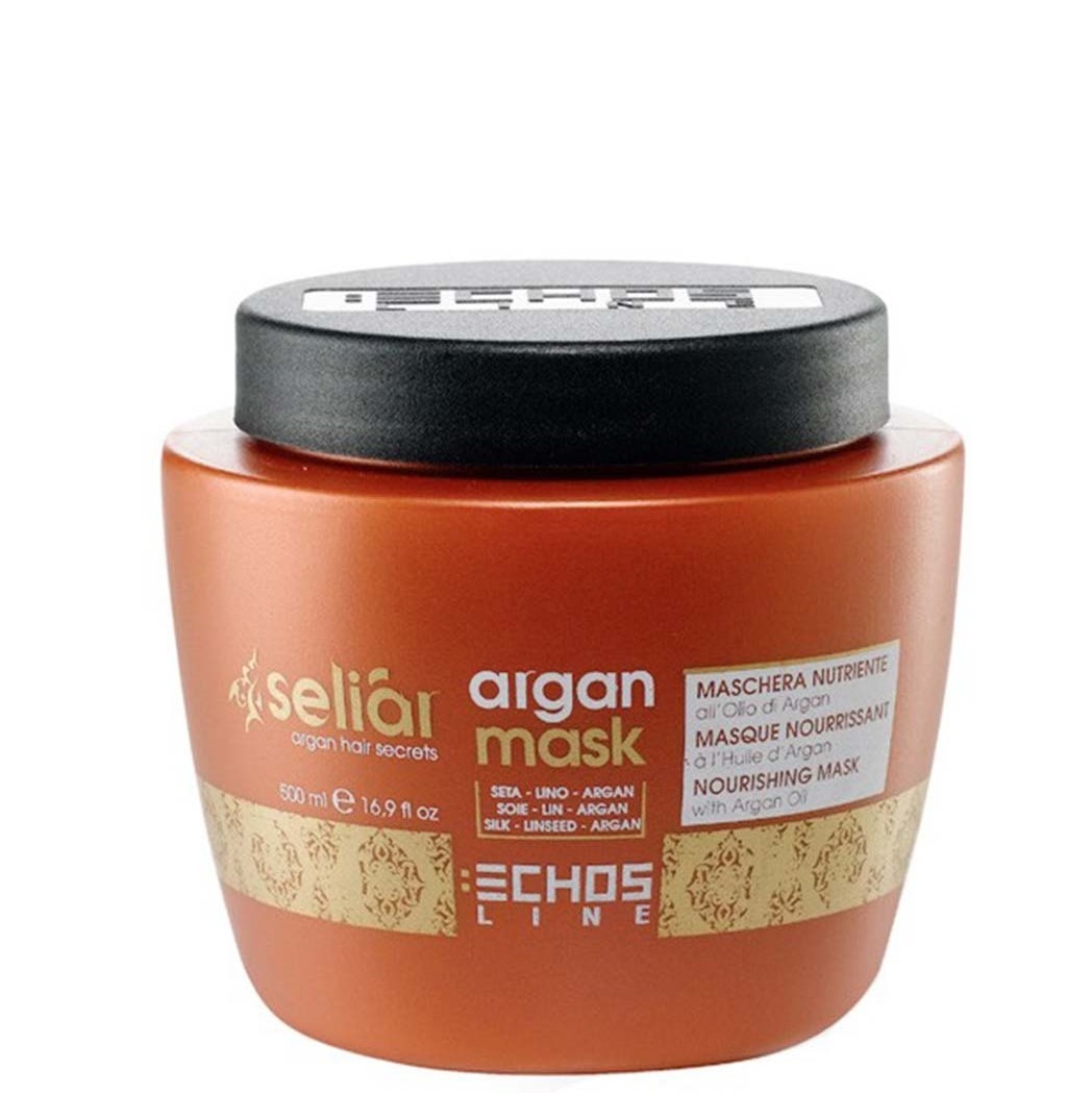 ماسک مو اچ اس لاین مدل آرگان حجم 500 میلی لیتر EchosLine Seliar Argan mask 500ml ماسک مو اچ اس لاین مدل آرگان حجم 500 میلی لیتر EchosLine Seliar Argan mask 500ml