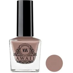 لاک ناخن آوایی شماره 106 با رنگ خاکی و پوشش یکنواخت - انتخابی بادوام و مناسب برای آرایش روزانه و استایل مینیمال ناخن‌ها است.