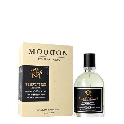اکسترا پرفیوم اسپرت مودون Tempation | تمپتشن مودون - MODON، عطر جدید 100 میل با نت‌های برغموت، سیب، پتی‌گرن، شکوفه پرتقال، نعناع هندی، یاس، رز، جیر، چوب سدر، خزه بلوط، عنبر و مشک. مناسب برای آقایان و بانوان؛ عرضه شده در 2022 از فرانسه.
