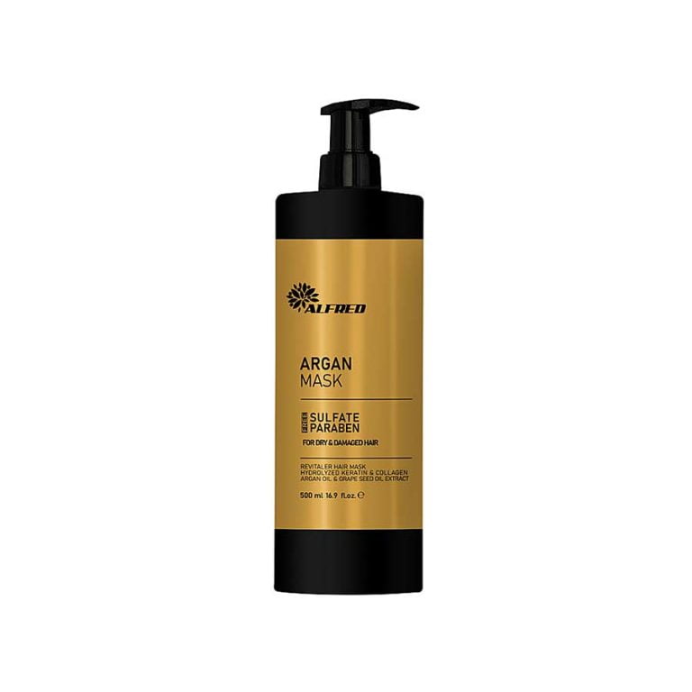 maske-mou-argan-768x768 شامپو مراقبت کننده موهای اسیب دیده حجم 500 میل ARGAN - آلفرد - ALFRED - تصویر 1