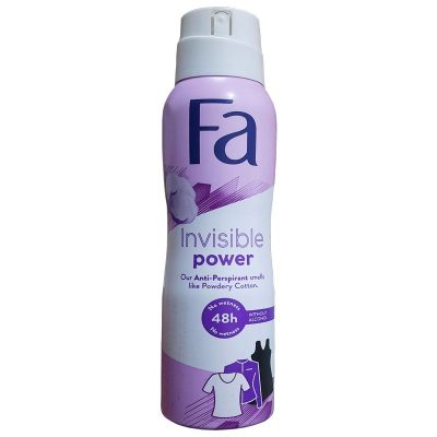 اسپری خوشبو کننده بدن بانوان حجم 150 میل - invisible power - فا - Fa