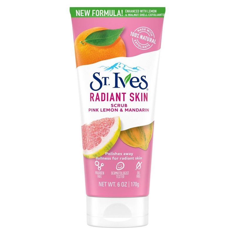 37006-6.jpg اسکراب - SCRUB PINK LEMON & MANDARIN سنت ایوز - ST . IVES - تصویر 1