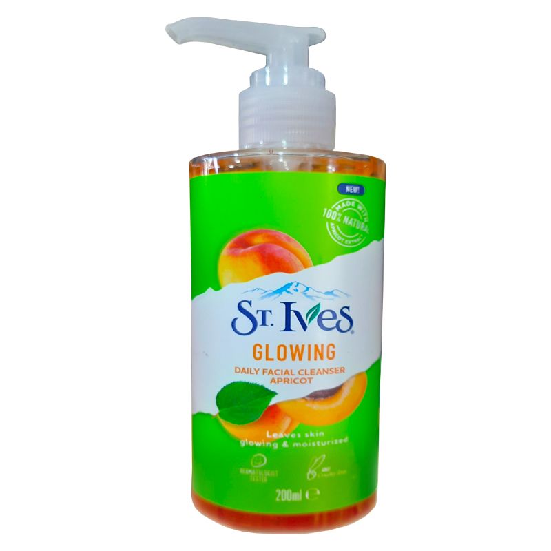 37012-2.jpg ژل شستشوی صورت پمپی حجم 200 میل زردآلو سنت ایوز - ST . IVES - تصویر 1