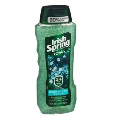 شامپو بدن حجم 532 میل - DEEP ACTION SCRUB - ایریش اسپرینگ - IRISH SPRING
