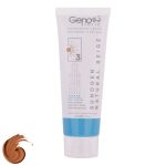 کرم ضد آفتاب بژ تیره  spf 50 -  مناسب پوست های خشک و معمولی  ژنوبایوتیک - geno biotic