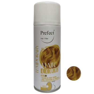 اسپری رنگ موقت gold پرفکت - PREFECT