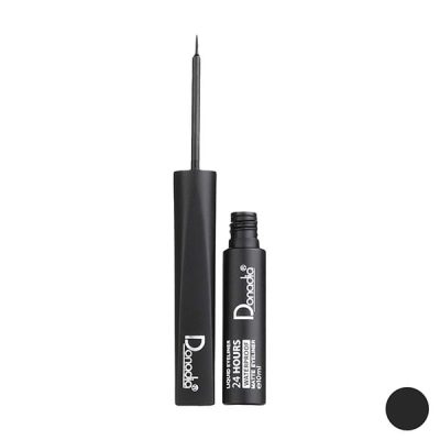 خط چشم مویی دنادیا رنگ مشکی با پایه گیاهی، ضدآب و ضدحساسیت، حاوی روغن بادام و شی‌باتر، مناسب پوست‌های چرب، با ارسال فوری به سراسر ایران.