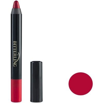 مداد لب بیتلرینگ با رنگ قرمز پررنگ و بافت نرم، پوشش بالا و قلم دقیق برای فرم‌دهی لب‌ها و آرایش ماندگار ارائه می‌دهد.