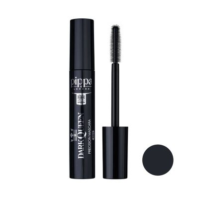 ریمل دارک کوئین با براش سیلیکونی حجم‌دهنده - فرکنندگی عالی و ترکیبات مغذی - مژه‌ها را بلند - فر و مقاوم می‌سازد - بدون ریزش و لک.