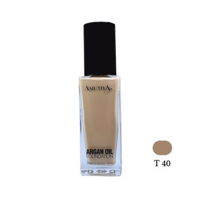 کرم پودر مدل ARGAN OIL - شماره T40 - آموتيا - amutiya