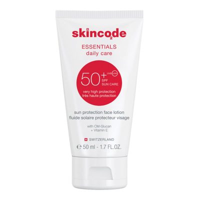 لوسيون ضد آفتاب spf50 فاقد چربي بي رنگ اسکين کد - SKINCODE